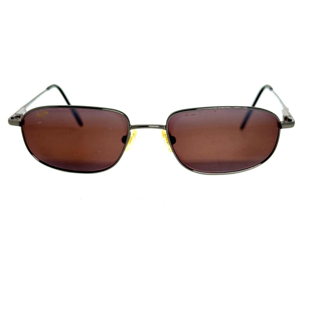 Maui Jim MJ-550-02 Titanium Sunglasses - LENSES‎ POOR / FRAMES FAIR H19534